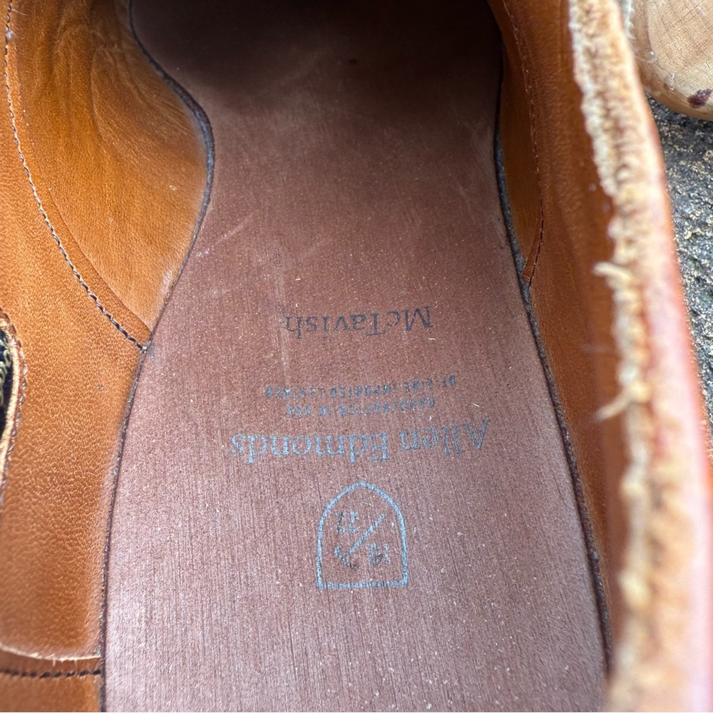 Allen Edmonds McTavish 9D Tan Leather Oxfords - Picture 14 of 15